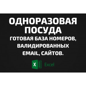 База Одноразовая посуда. Email, Телефоны
